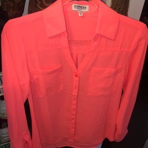 Express slim fit portofino shirt